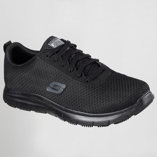 SKECHERS SAPATILHA FLEX ADVANTAGE SR-BENDON HOMEM-001 - Preto-41-RAG-Tailors-Fardas-e-Uniformes-Vestuario-Pro