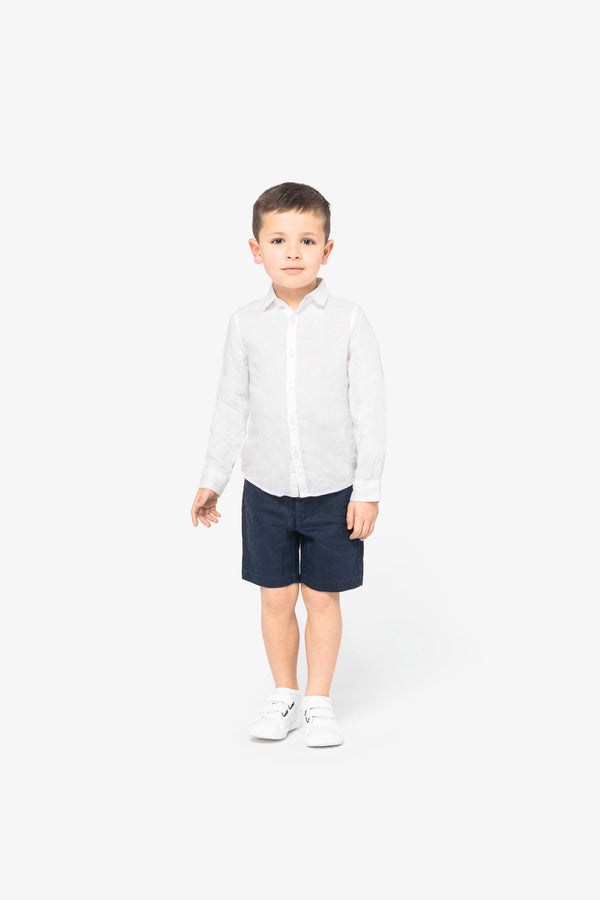 Bermuda em Linho de Criança-RAG-Tailors-Fardas-e-Uniformes-Vestuario-Pro