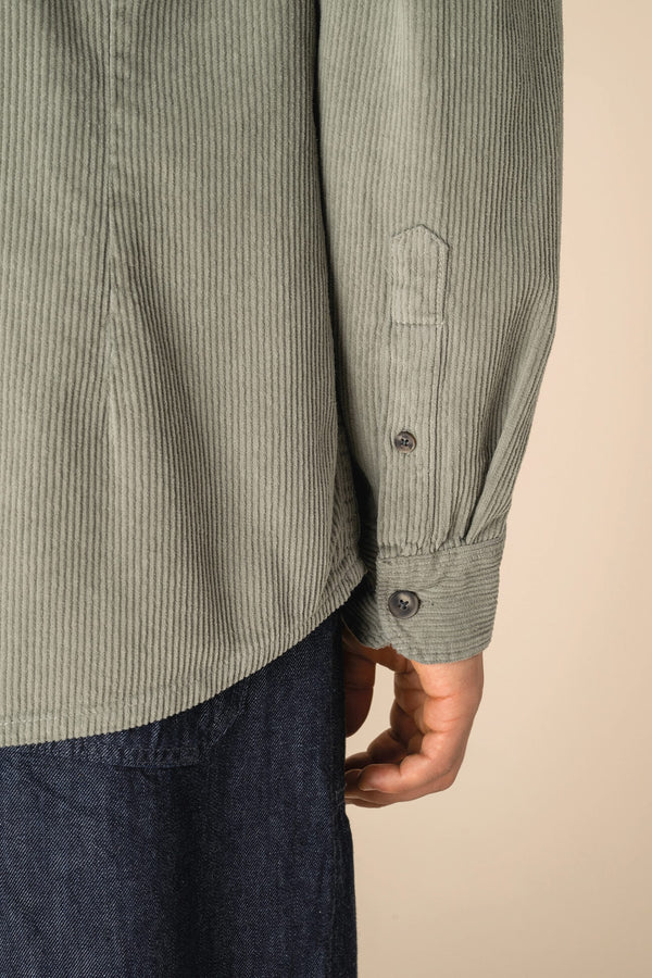 Sobrecamisa de Homem em Bombazine Efeito Lavado