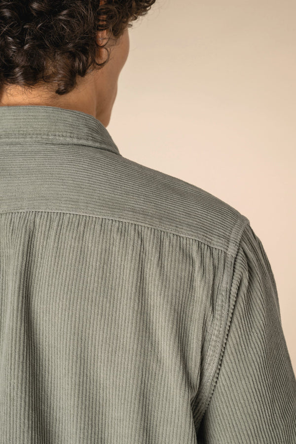 Sobrecamisa de Homem em Bombazine Efeito Lavado