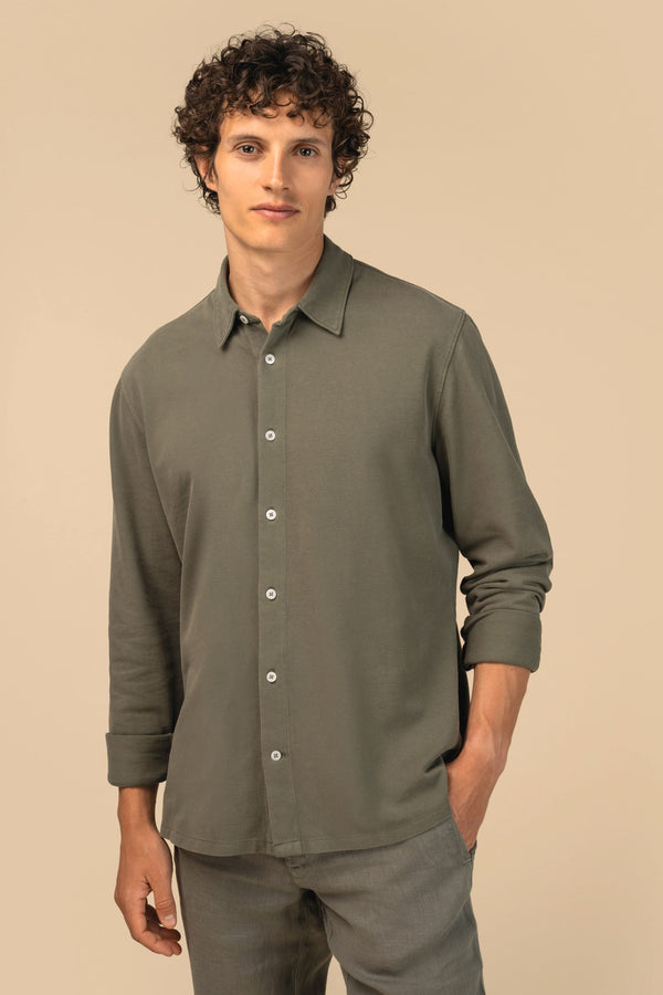 Camisa Eco-responsável Efeito Lavado Piqué Homem-RAG-Tailors-Fardas-e-Uniformes-Vestuario-Pro