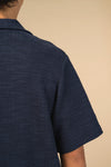 Camisa de Manga Curta Texturada de Homem-RAG-Tailors-Fardas-e-Uniformes-Vestuario-Pro