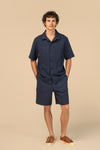 Camisa de Manga Curta Texturada de Homem-RAG-Tailors-Fardas-e-Uniformes-Vestuario-Pro