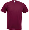 SUPER PREMIUM (61-044-0) T-shirt de manga curta-Burgundy-S-RAG-Tailors-Fardas-e-Uniformes-Vestuario-Pro