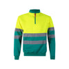 SWEATSHIRT BICOLOR COM FECHO-ECLER DE ALTA VISIBILIDADE-RAG-Tailors-Fardas-e-Uniformes-Vestuario-Pro