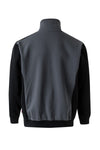 TWO-COLOR SWEATSHIRT WITH HALF CLOSURE