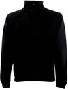 SWEATSHIRT COM 1 /2 FECHO (62-032-0)-Preto-S-RAG-Tailors-Fardas-e-Uniformes-Vestuario-Pro