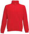 SWEATSHIRT COM 1 /2 FECHO (62-032-0)-Vermelho-S-RAG-Tailors-Fardas-e-Uniformes-Vestuario-Pro