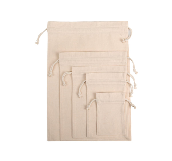 Saco Multifuncional em Algodão com Cordão de Ajuste-Natural-XS-RAG-Tailors-Fardas-e-Uniformes-Vestuario-Pro