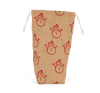 Saco Porta-garrafa com Motivos de Natal-Natural / Vermelho Cereja-Único-RAG-Tailors-Fardas-e-Uniformes-Vestuario-Pro