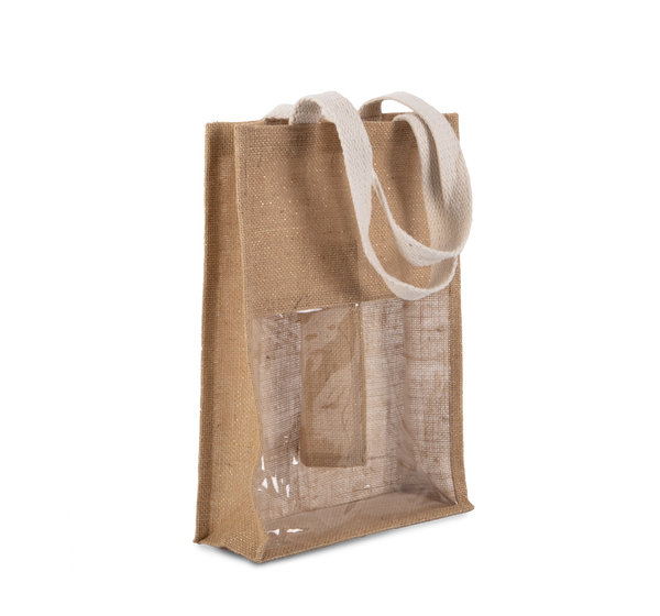 Saco Porta-garrafas em Juta-Natural / Dourado-Único-RAG-Tailors-Fardas-e-Uniformes-Vestuario-Pro