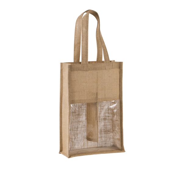 Saco Porta-garrafas em Juta-Natural-Único-RAG-Tailors-Fardas-e-Uniformes-Vestuario-Pro