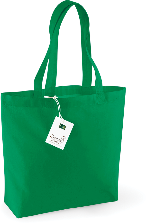 Saco de Compras Algodão Biológico-Verde Kelly-Único-RAG-Tailors-Fardas-e-Uniformes-Vestuario-Pro