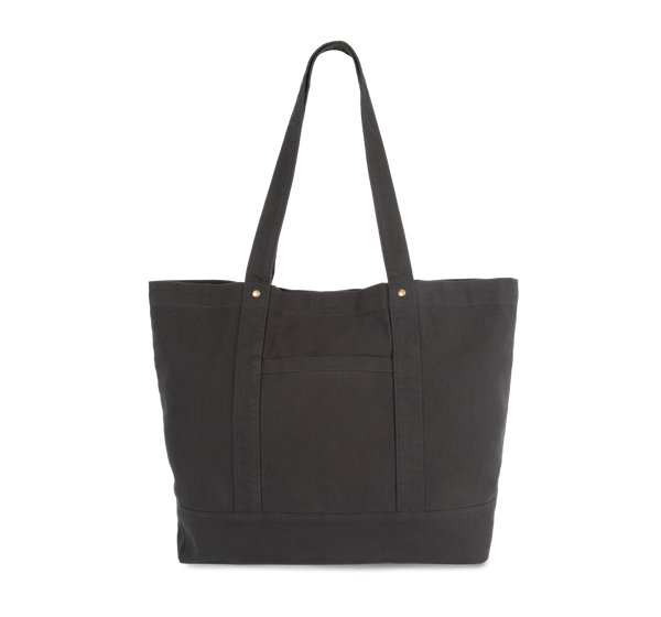 Saco de Compras Grande com Bolso Lateral-Preto Lavado-Único-RAG-Tailors-Fardas-e-Uniformes-Vestuario-Pro