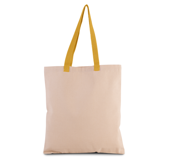 Saco de Compras com Fole e Alças em Contraste-Natural / Amarelo-Único-RAG-Tailors-Fardas-e-Uniformes-Vestuario-Pro