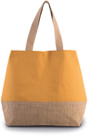 Saco de Compras em Algodão e Juta-Amarelo Cominhos / Natural-Único-RAG-Tailors-Fardas-e-Uniformes-Vestuario-Pro