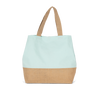 Saco de Compras em Algodão e Juta-Menta Gelo / Natural-Único-RAG-Tailors-Fardas-e-Uniformes-Vestuario-Pro