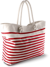 Saco de Praia em Algodão Canvas-Natural / Vermelho-Único-RAG-Tailors-Fardas-e-Uniformes-Vestuario-Pro