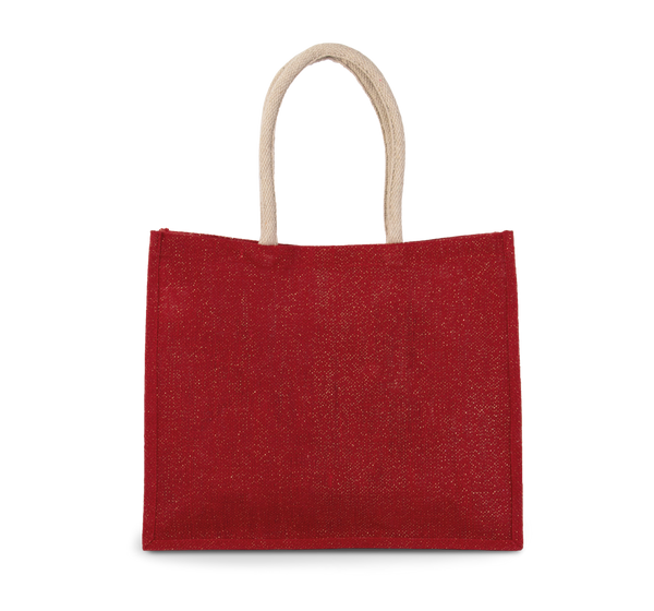 Saco de Praia em Juta-Vermelho Cereja / Dourado-Único-RAG-Tailors-Fardas-e-Uniformes-Vestuario-Pro