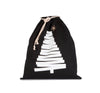 Saco de algodão com cordão, motivo árvore de Natal.-Black-One Size-RAG-Tailors-Fardas-e-Uniformes-Vestuario-Pro