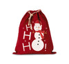Saco de algodão com cordão, motivo boneco de neve-Cherry Red-Único-RAG-Tailors-Fardas-e-Uniformes-Vestuario-Pro