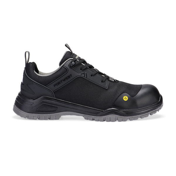 Sapato Baixo em Compósito S3S ESD SR FO-Preto/cinzento-38-RAG-Tailors-Fardas-e-Uniformes-Vestuario-Pro