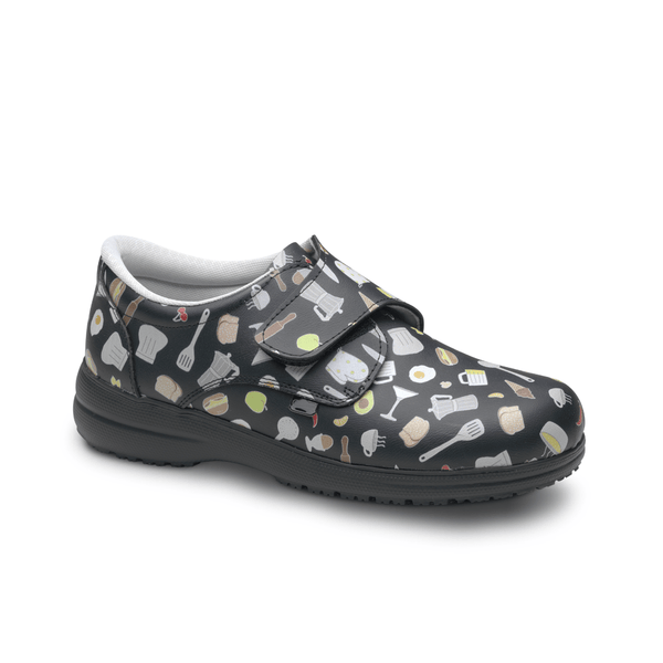 Sapato MYCROM Estampado Hotelaria-Preto-44-RAG-Tailors-Fardas-e-Uniformes-Vestuario-Pro