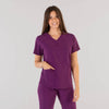 Scrub Cirúrgico Senhora c/ Elasticidade 360 Rosalia - Antibacteriano-Morado-RAG-Tailors-Fardas-e-Uniformes-Vestuario-Pro