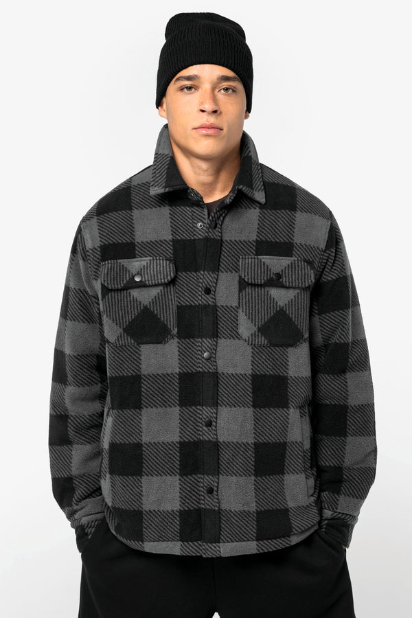 Sobrecamisa aos quadrados acolchoada eco-responsável de homem-RAG-Tailors-Fardas-e-Uniformes-Vestuario-Pro