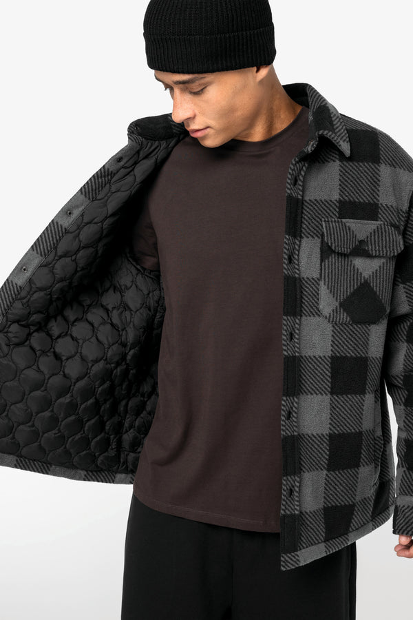 Sobrecamisa aos quadrados acolchoada eco-responsável de homem-RAG-Tailors-Fardas-e-Uniformes-Vestuario-Pro