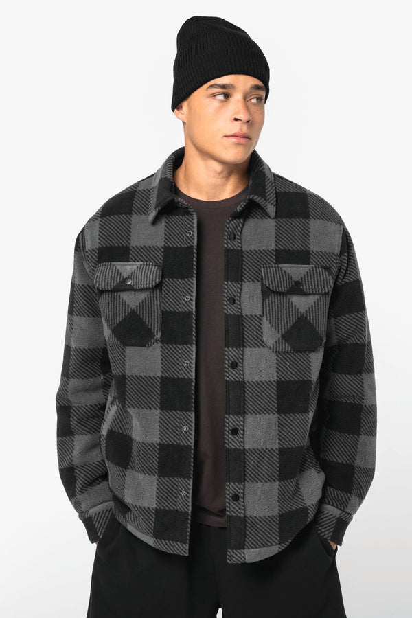 Sobrecamisa aos quadrados acolchoada eco-responsável de homem-RAG-Tailors-Fardas-e-Uniformes-Vestuario-Pro