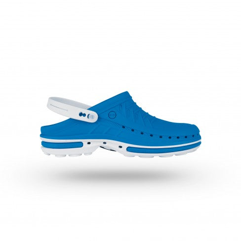 Socas WOCK® com Tira e Palmilha Walksoft™-Azul Médio/branco-35/36-RAG-Tailors-Fardas-e-Uniformes-Vestuario-Pro