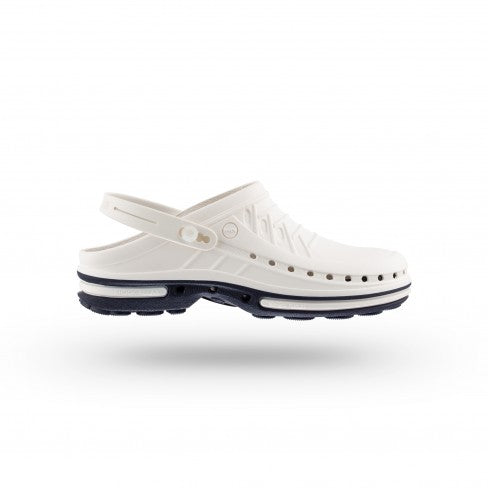 Socas WOCK® com Tira e Palmilha Walksoft™-Branco/azul Marinho-35/36-RAG-Tailors-Fardas-e-Uniformes-Vestuario-Pro