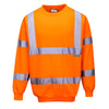 Sweat-Shirt de alta visibilidade-Laranja-4XL-RAG-Tailors-Fardas-e-Uniformes-Vestuario-Pro