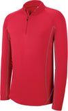 Sweat de corrida 1/2 fecho-Sporty Vermelho-XS-RAG-Tailors-Fardas-e-Uniformes-Vestuario-Pro