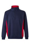 Marineblau/Rot