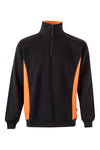SweatShirt Bicolor c\meio fecho-Prt/Larj-XS-RAG-Tailors-Fardas-e-Uniformes-Vestuario-Pro