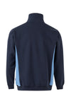 Sudadera bicolor con\media cremallera (2 de 2)