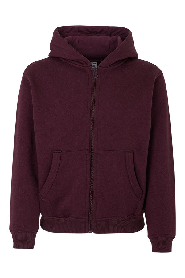 SweatShirt Infantil de fecho c\capuz Alivor-Vinho-1/2-RAG-Tailors-Fardas-e-Uniformes-Vestuario-Pro