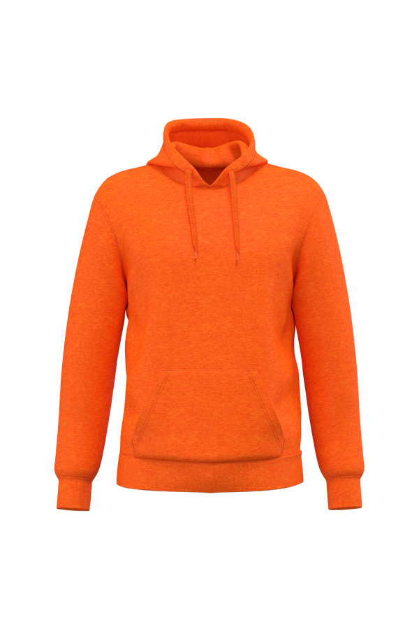 SweatShirt Reciclada c\Capuz Unisexo Malveira-Laranja Fluorescente-S-RAG-Tailors-Fardas-e-Uniformes-Vestuario-Pro