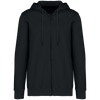 SweatShirt Unisexo c\fecho e capuz Terry280-Washed Black-XXS-RAG-Tailors-Fardas-e-Uniformes-Vestuario-Pro