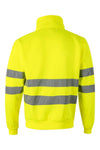 SweatShirt c\meio fecho Alta Visibilidade-RAG-Tailors-Fardas-e-Uniformes-Vestuario-Pro