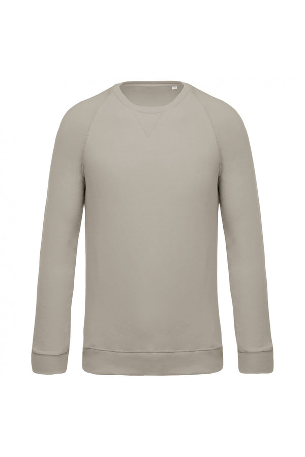 Sweatshirt BIO de homem com decote redondo e mangas raglan-Clay-S-RAG-Tailors-Fardas-e-Uniformes-Vestuario-Pro