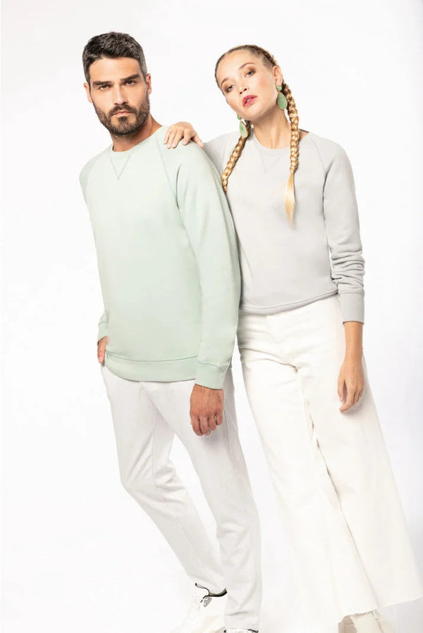 Sweatshirt BIO de homem com decote redondo e mangas raglan-RAG-Tailors-Fardas-e-Uniformes-Vestuario-Pro