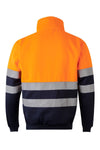 Sweatshirt Bicolor com Fecho-Ecler de Alta Visibilidade-RAG-Tailors-Fardas-e-Uniformes-Vestuario-Pro