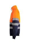 Sweatshirt Bicolor com Fecho-Ecler de Alta Visibilidade-RAG-Tailors-Fardas-e-Uniformes-Vestuario-Pro