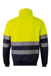 Sweatshirt Bicolor com Fecho-Ecler de Alta Visibilidade-RAG-Tailors-Fardas-e-Uniformes-Vestuario-Pro