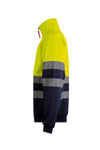 Sweatshirt Bicolor com Fecho-Ecler de Alta Visibilidade-RAG-Tailors-Fardas-e-Uniformes-Vestuario-Pro