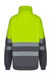 Sweatshirt Bicolor com Fecho-Ecler de Alta Visibilidade-RAG-Tailors-Fardas-e-Uniformes-Vestuario-Pro