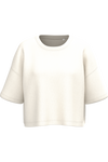 Sweatshirt Curta Manga Curta Decote Redondo Senhora-Leite de Coco-2XS-RAG-Tailors-Fardas-e-Uniformes-Vestuario-Pro